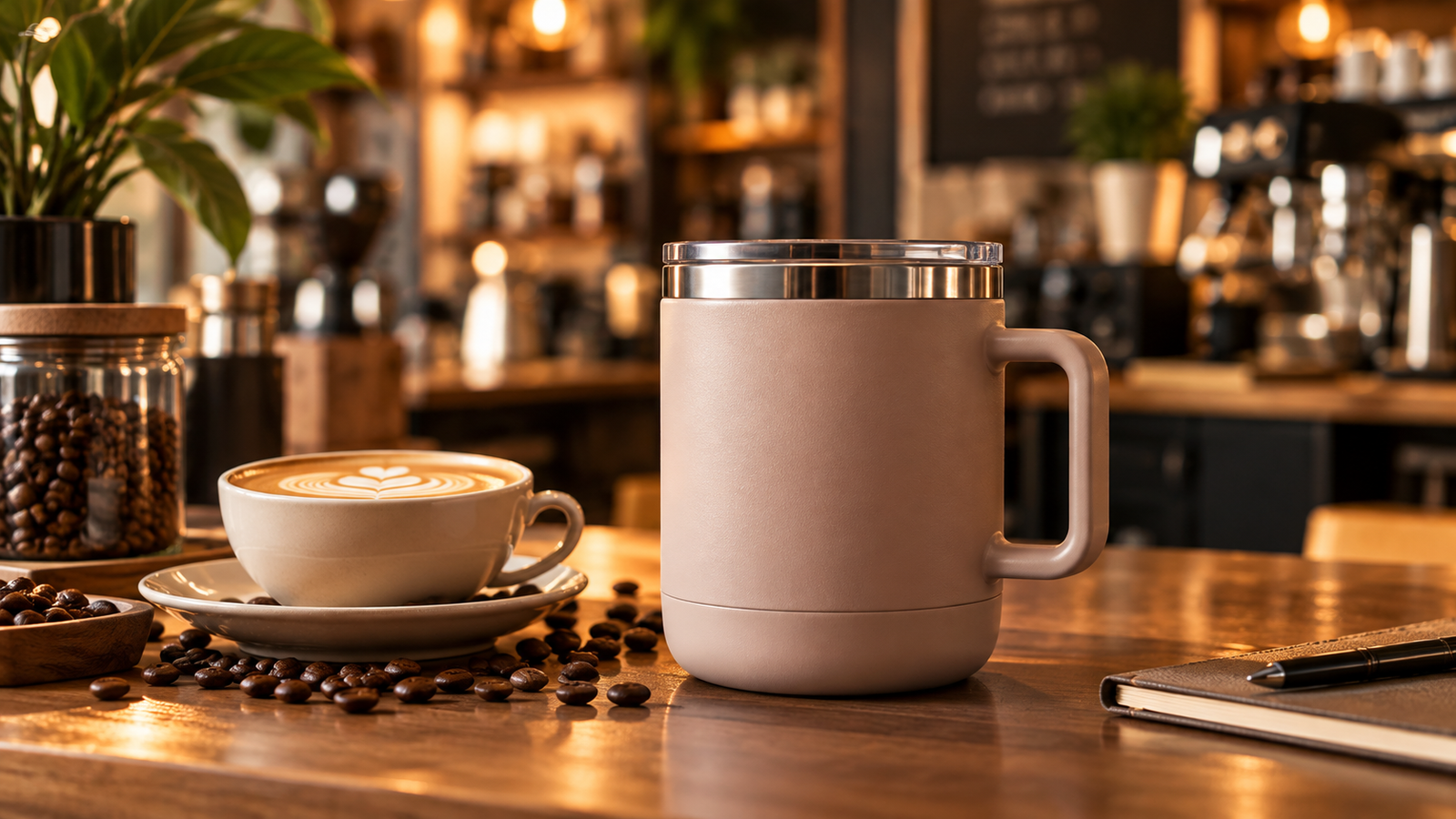 Custom mugs and drinkware for coffee culture