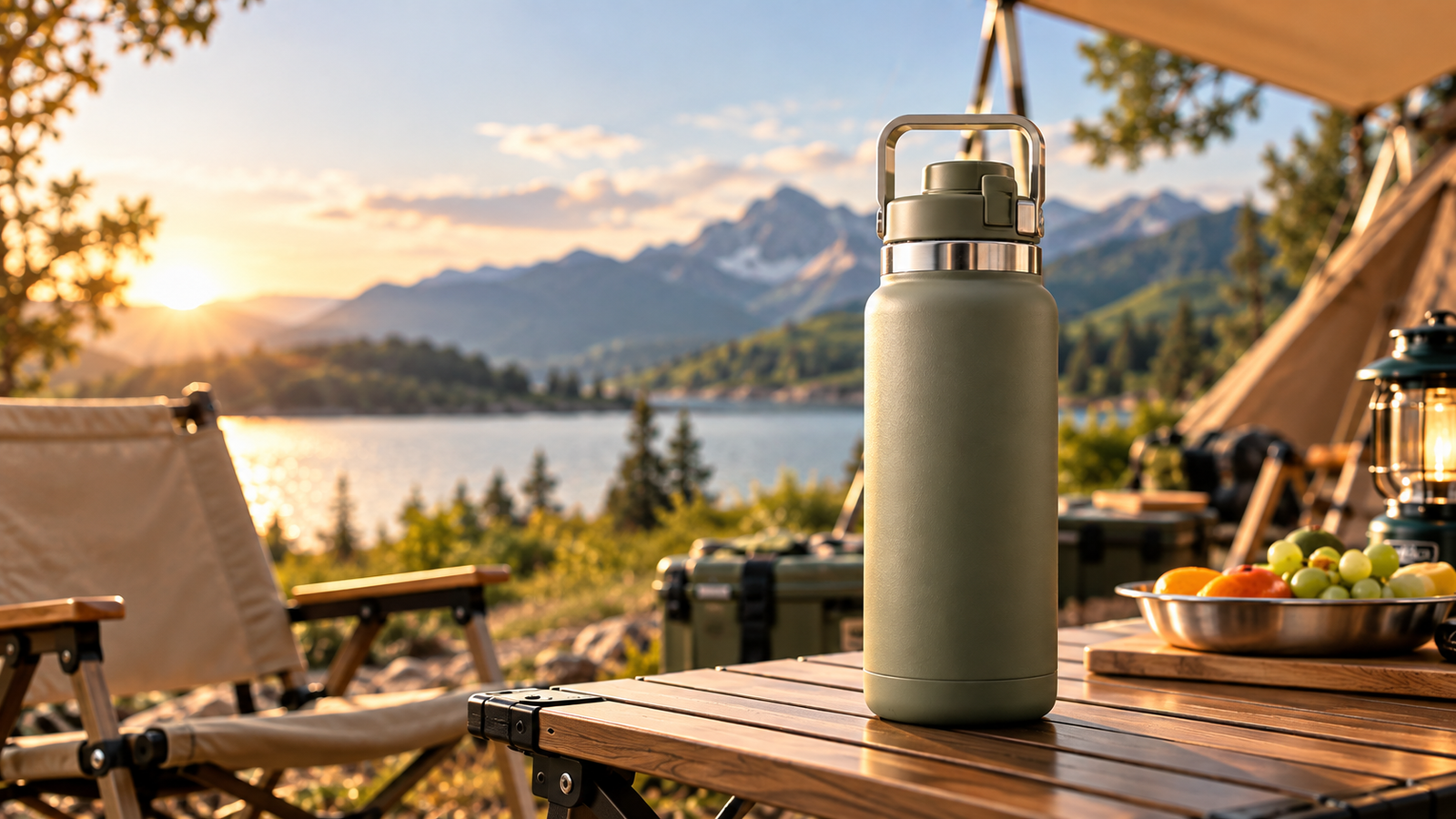 Insulated drinkware for outdoor living
