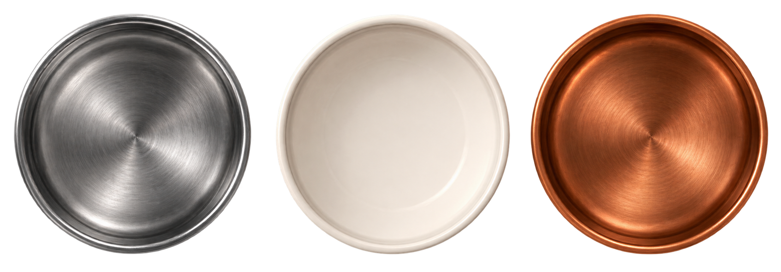Drinkware interior finishes