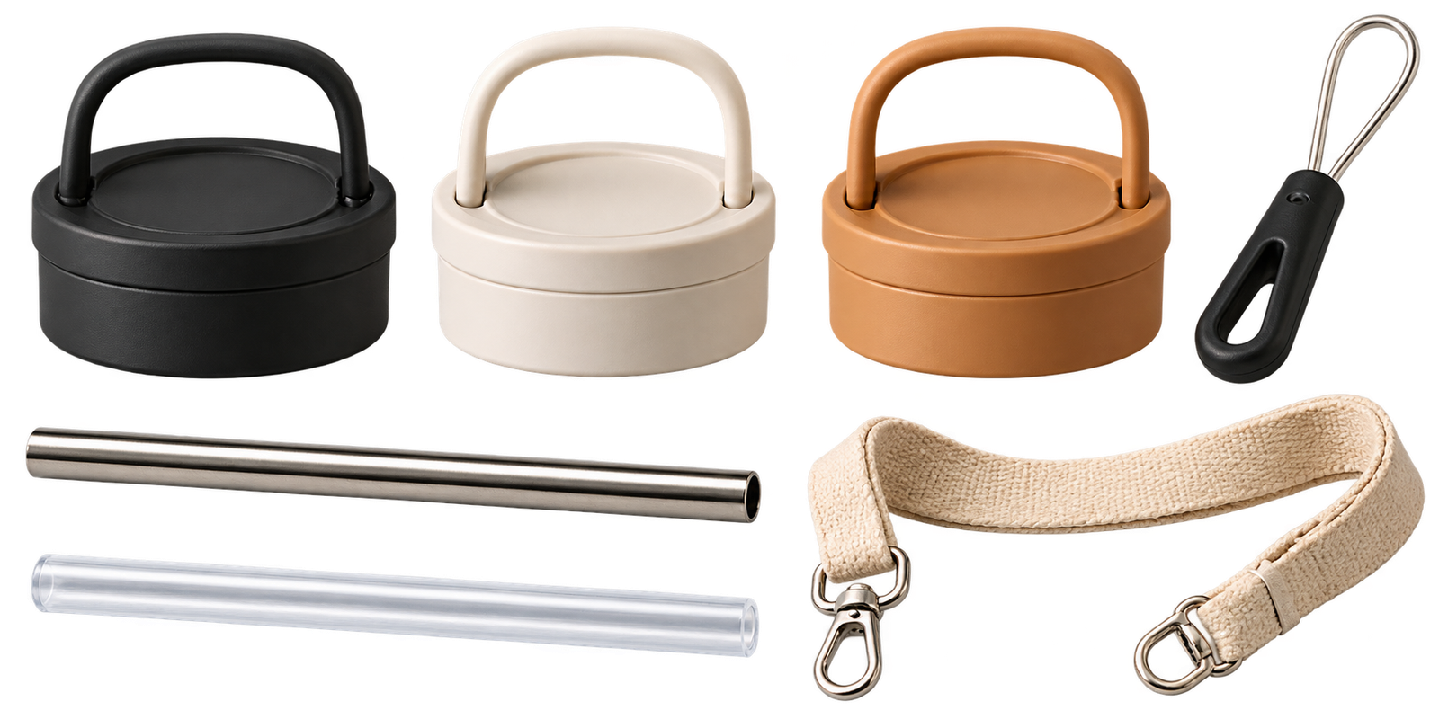 Drinkware lids and accessories