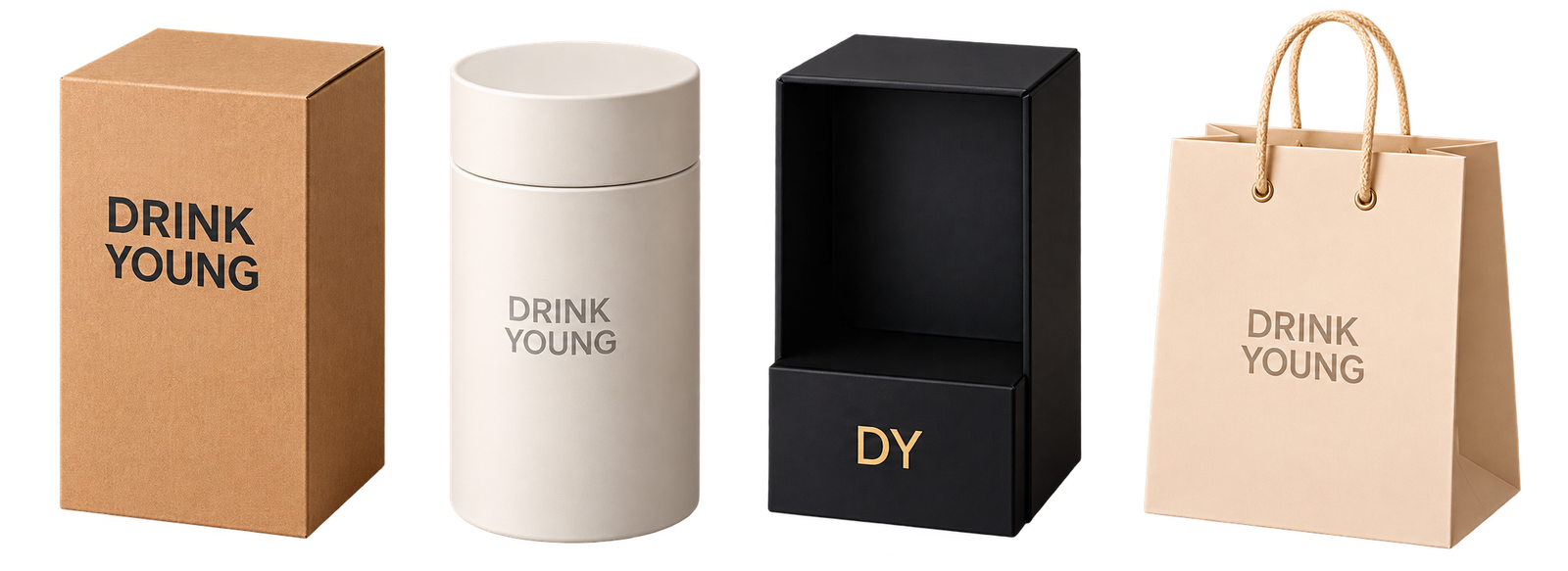 Custom drinkware packaging
