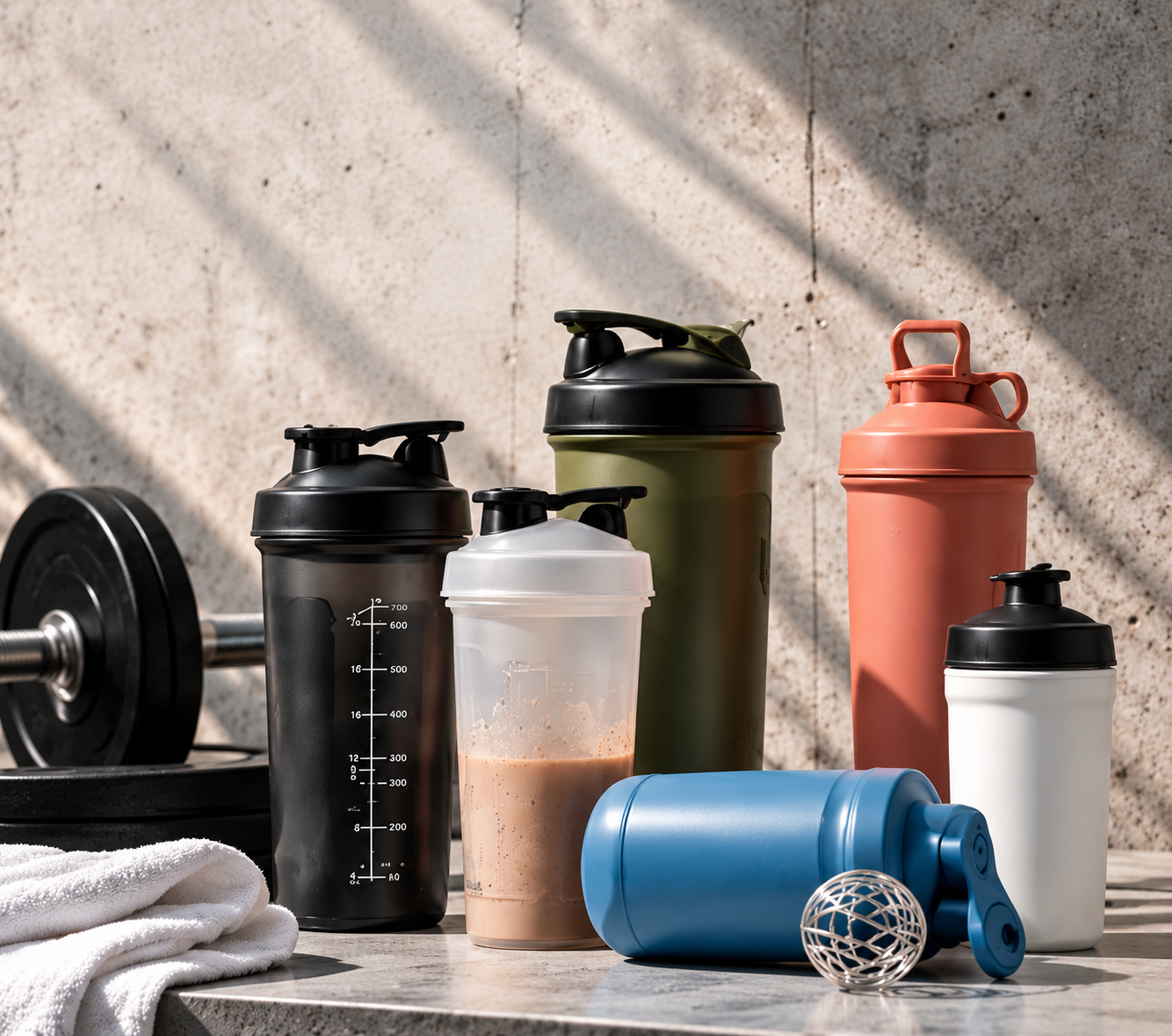 Custom shaker bottles for fitness, sports and wellness brands